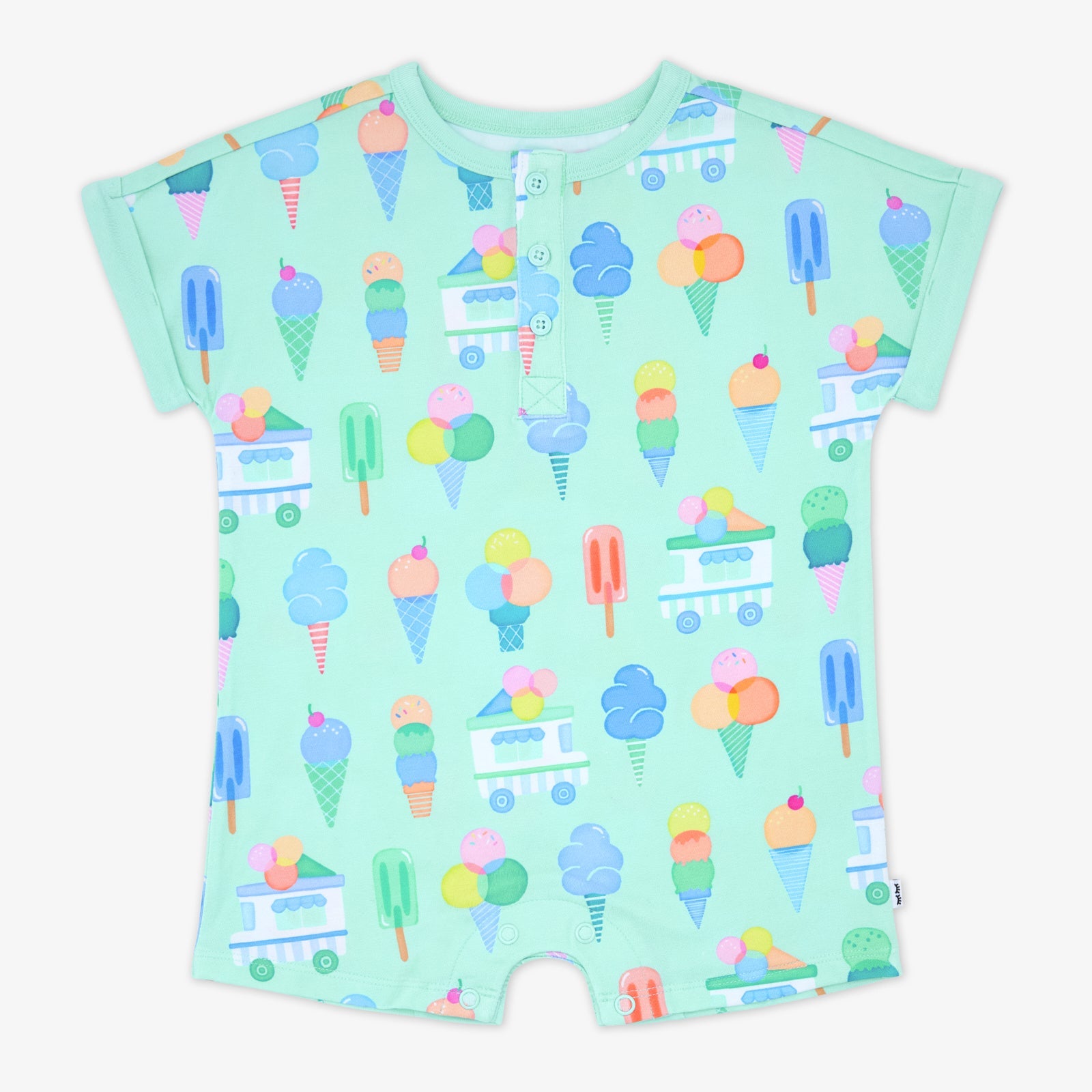 Sweet Scoops Dolman Henley Romper