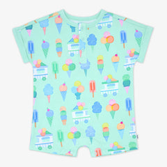 Sweet Scoops Dolman Henley Romper