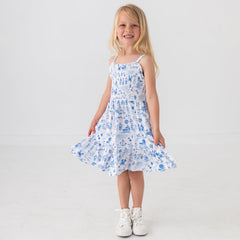 Tidal Treasures Smocked Tank Dress