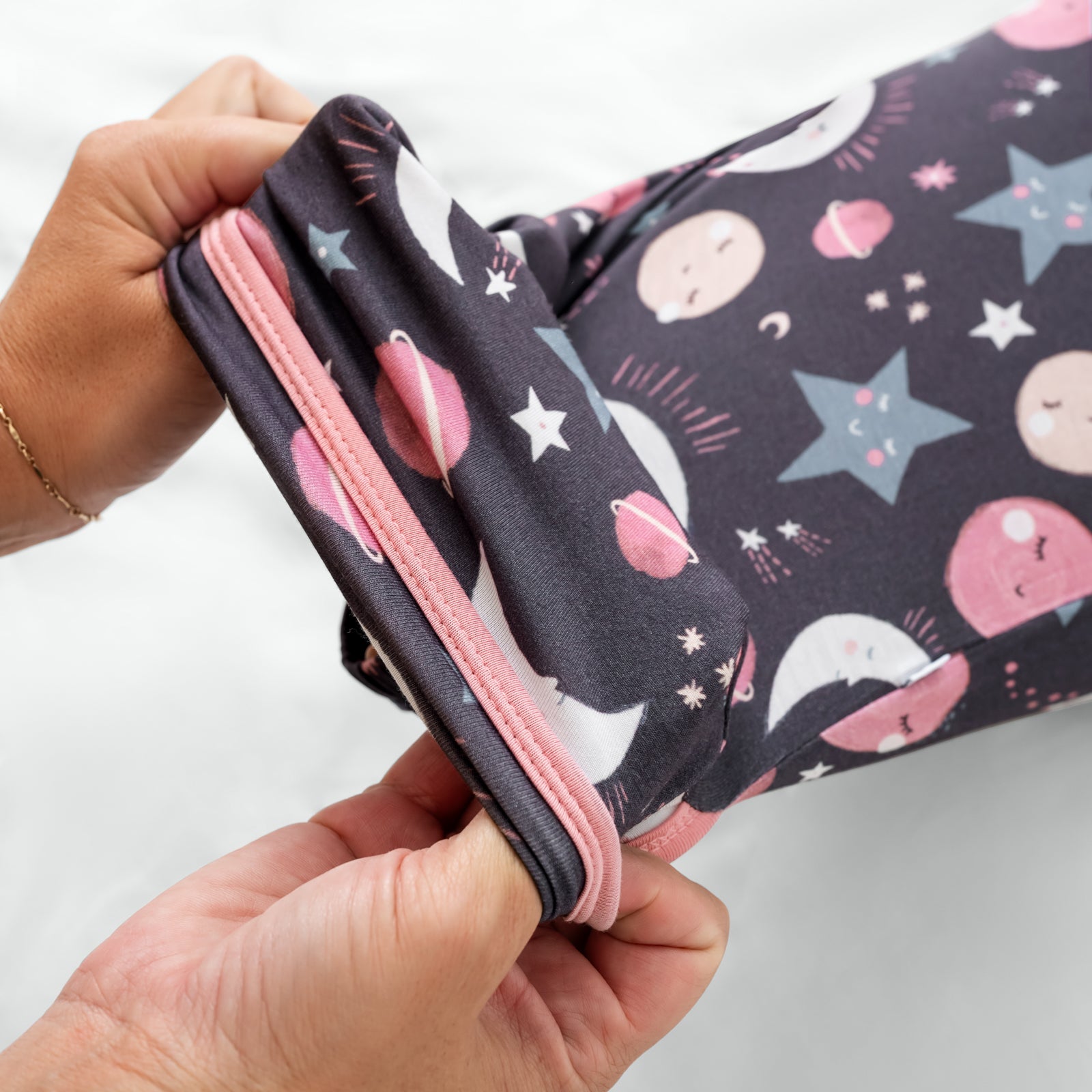 Pink To the Moon & Back Infant Gown