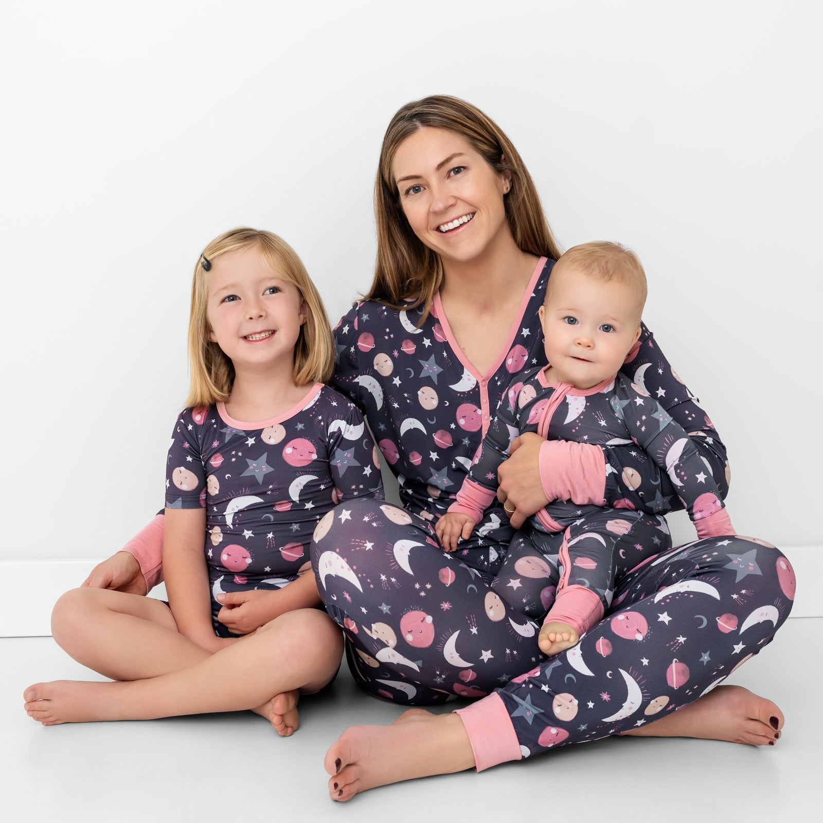 Pink To the Moon & Back Women's Pajama Pants
