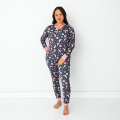 Pink To the Moon & Back Women's Pajama Pants