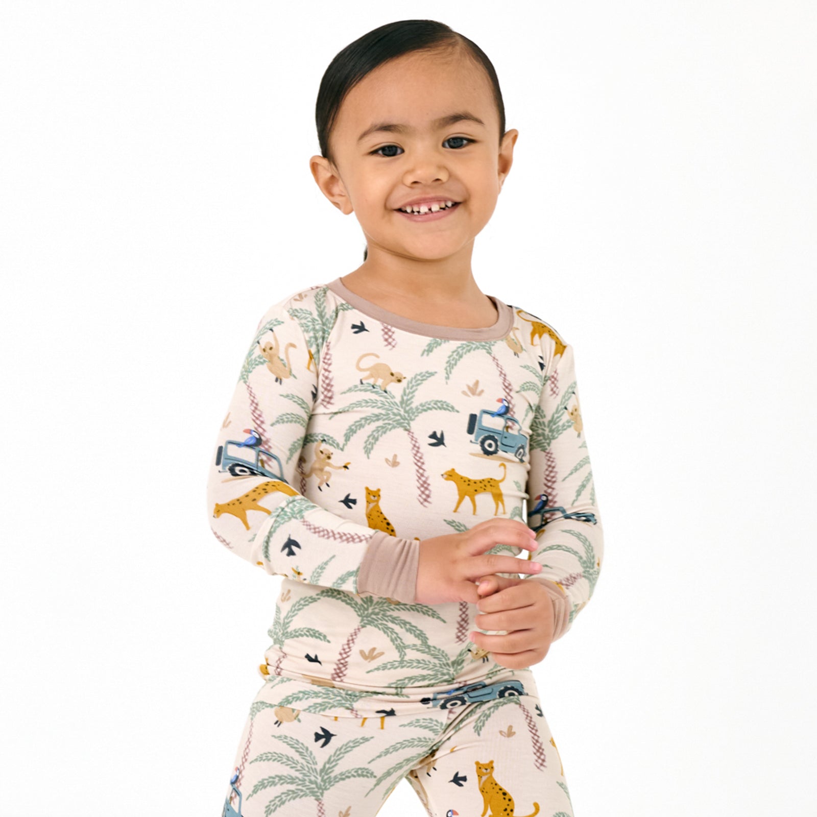 Wild Escape Two-Piece Pajama Set