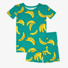 Go Bananas Two-Piece Short Sleeve & Shorts Pajama Set