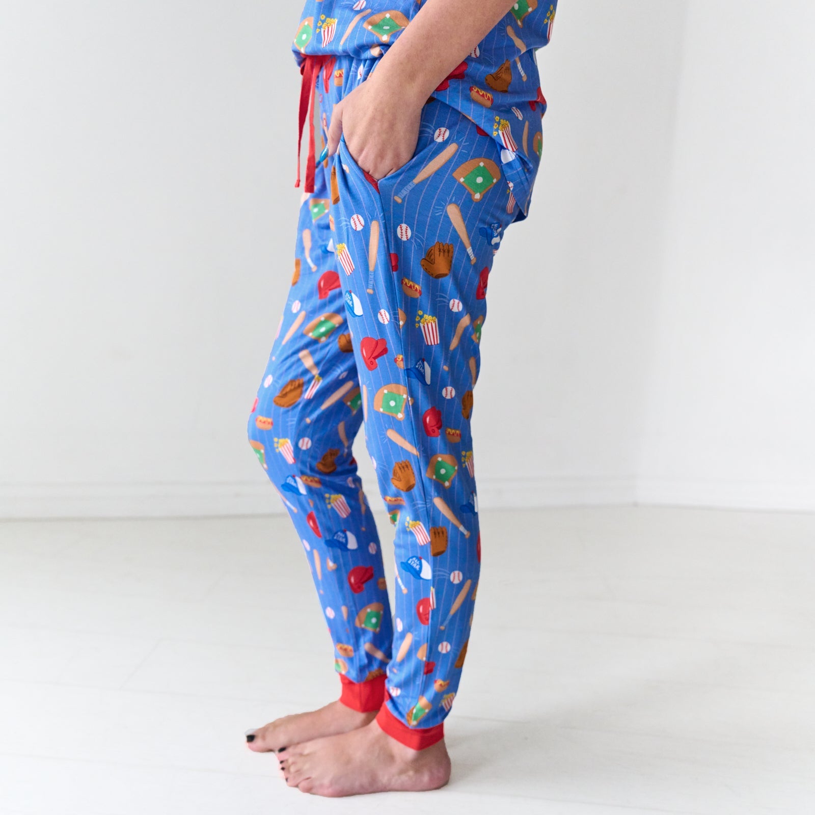 Blue All Stars Women's Pajama Pants