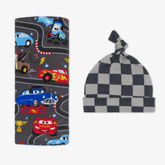 Disney & Pixar Piston Cup Swaddle & Hat Set