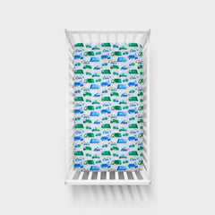 Clean Up Crew Fitted Crib Sheet