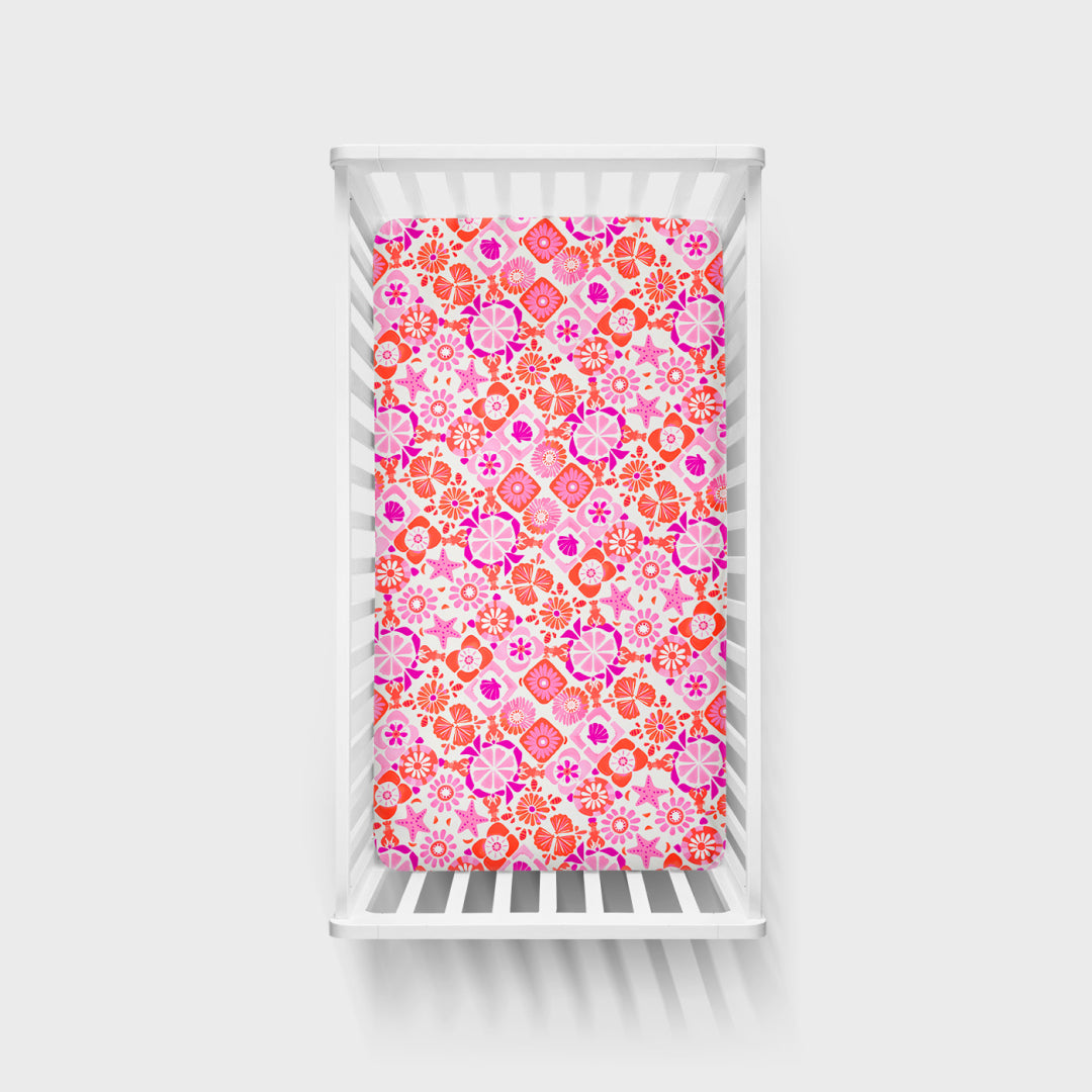 Coastal Gems Fitted Crib Sheet