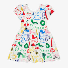 Coloring Crew Skater Dress