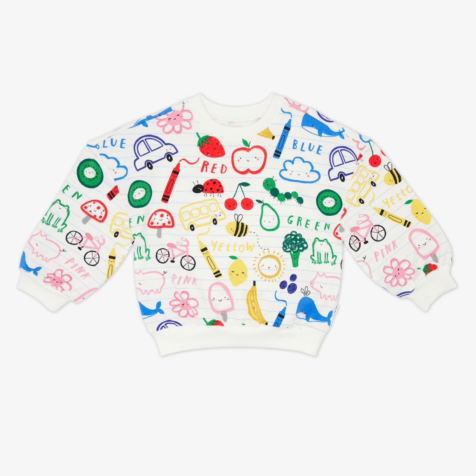 Coloring Crew Drop Shoulder Crewneck