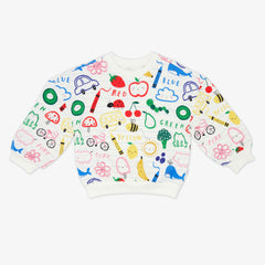 Coloring Crew Drop Shoulder Crewneck