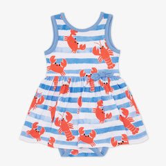 Crustacean Crew Skater Dress with Bodysuit