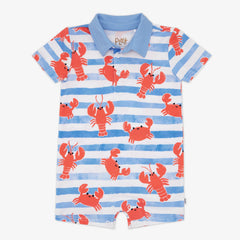Crustacean Crew Polo Shorty Romper