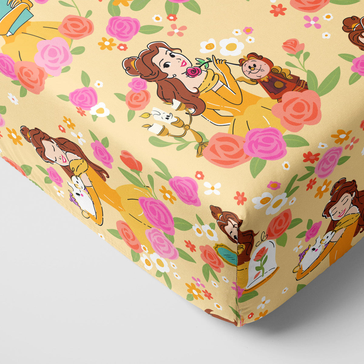 Disney Princess Belle Fitted Crib Sheet