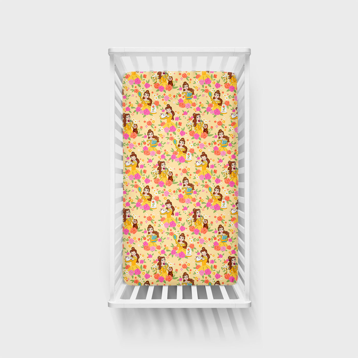 Disney Princess Belle Fitted Crib Sheet