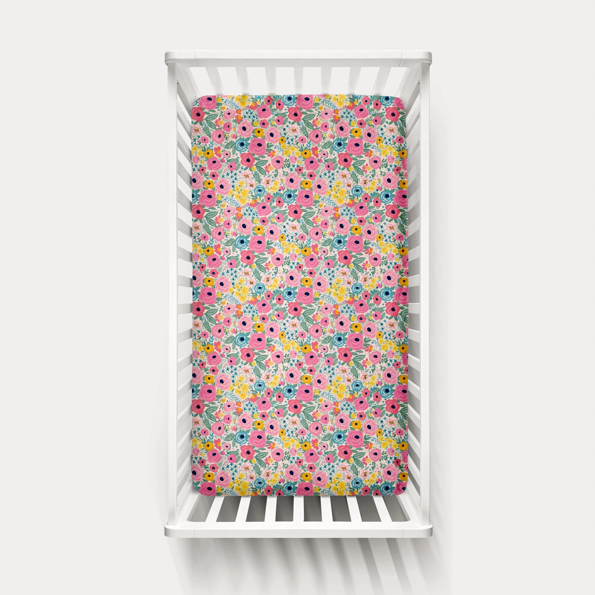 Secret Garden Fitted Crib Sheet