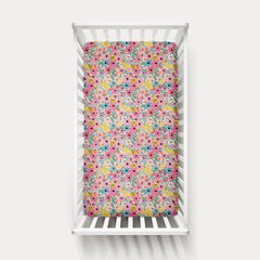 Secret Garden Fitted Crib Sheet