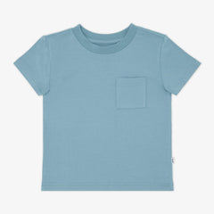 Dusk Blue Relaxed Pocket Tee