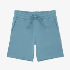 Dusk Blue Drawstring Shorts