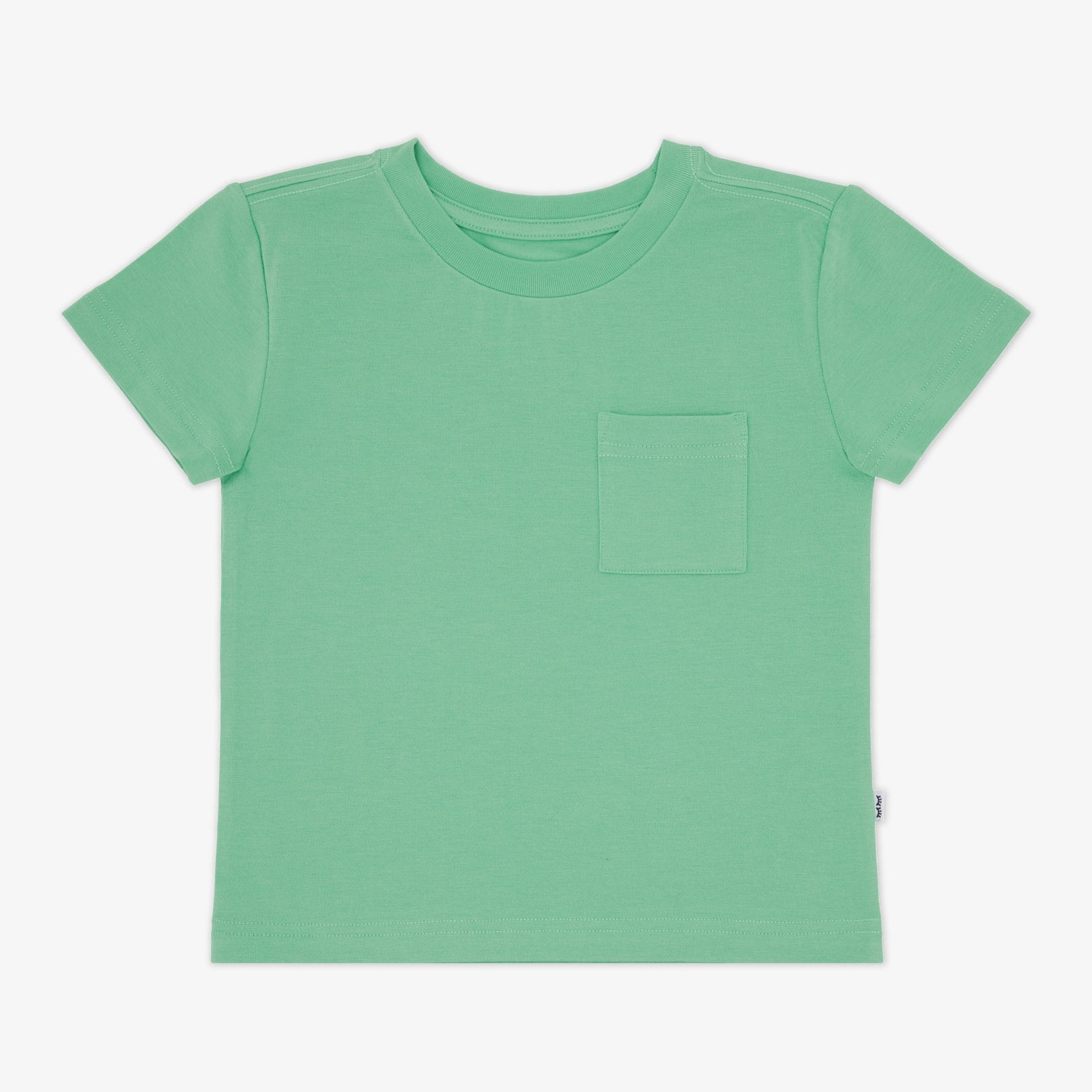 Fresh Green Relaxed Pocket Tee