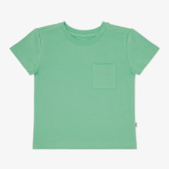 Fresh Green Relaxed Pocket Tee