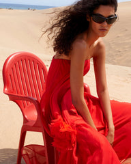 Hibiscus Dress Red