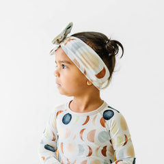 Luna Neutral Luxe Bow Headband