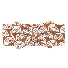 Rust Rainbows Luxe Bow Headband