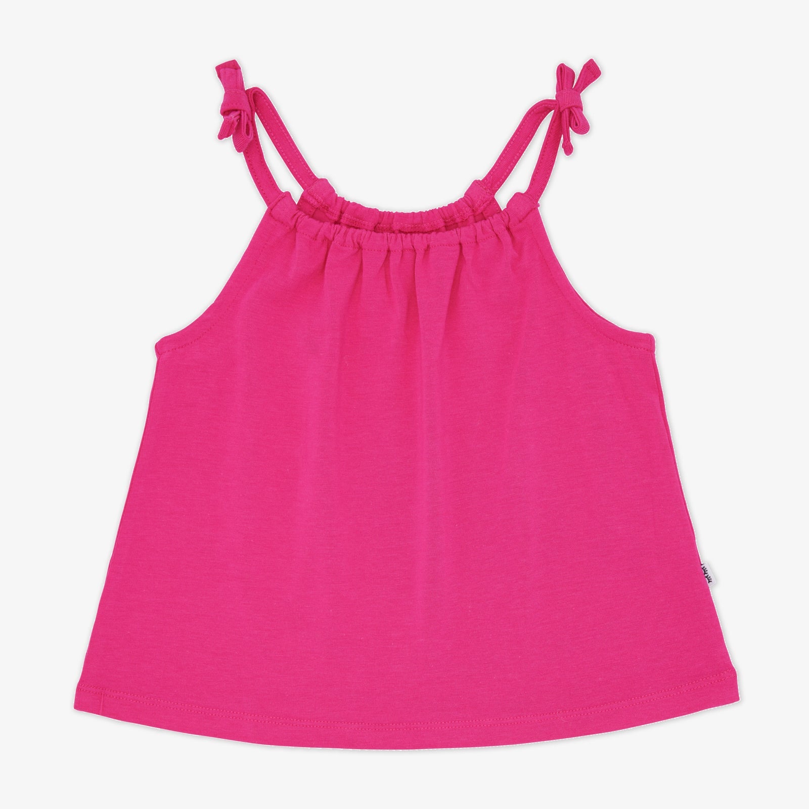Mighty Magenta Bow Strap Tank