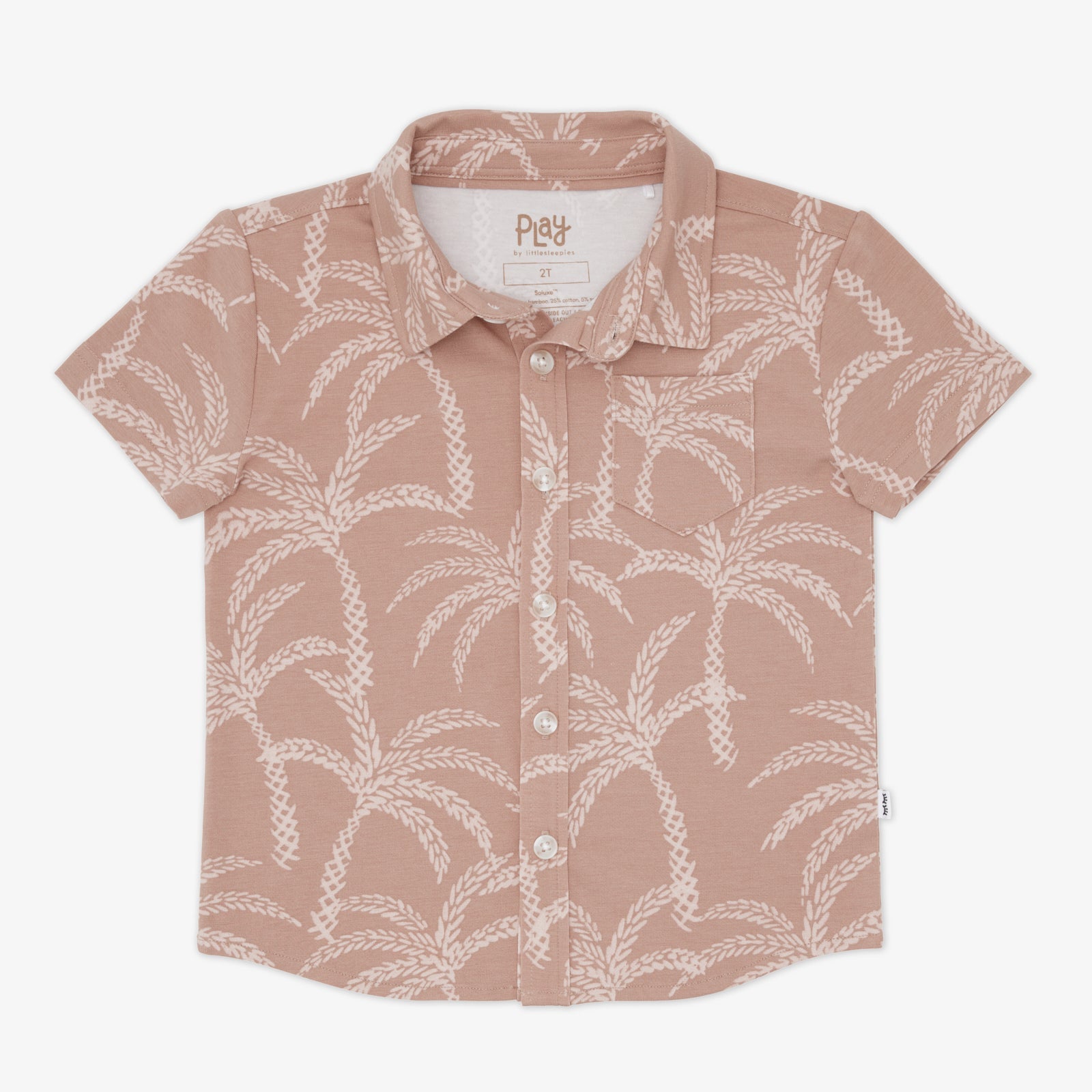 Sandy Palms Button Down Polo