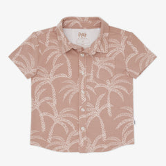 Sandy Palms Button Down Polo