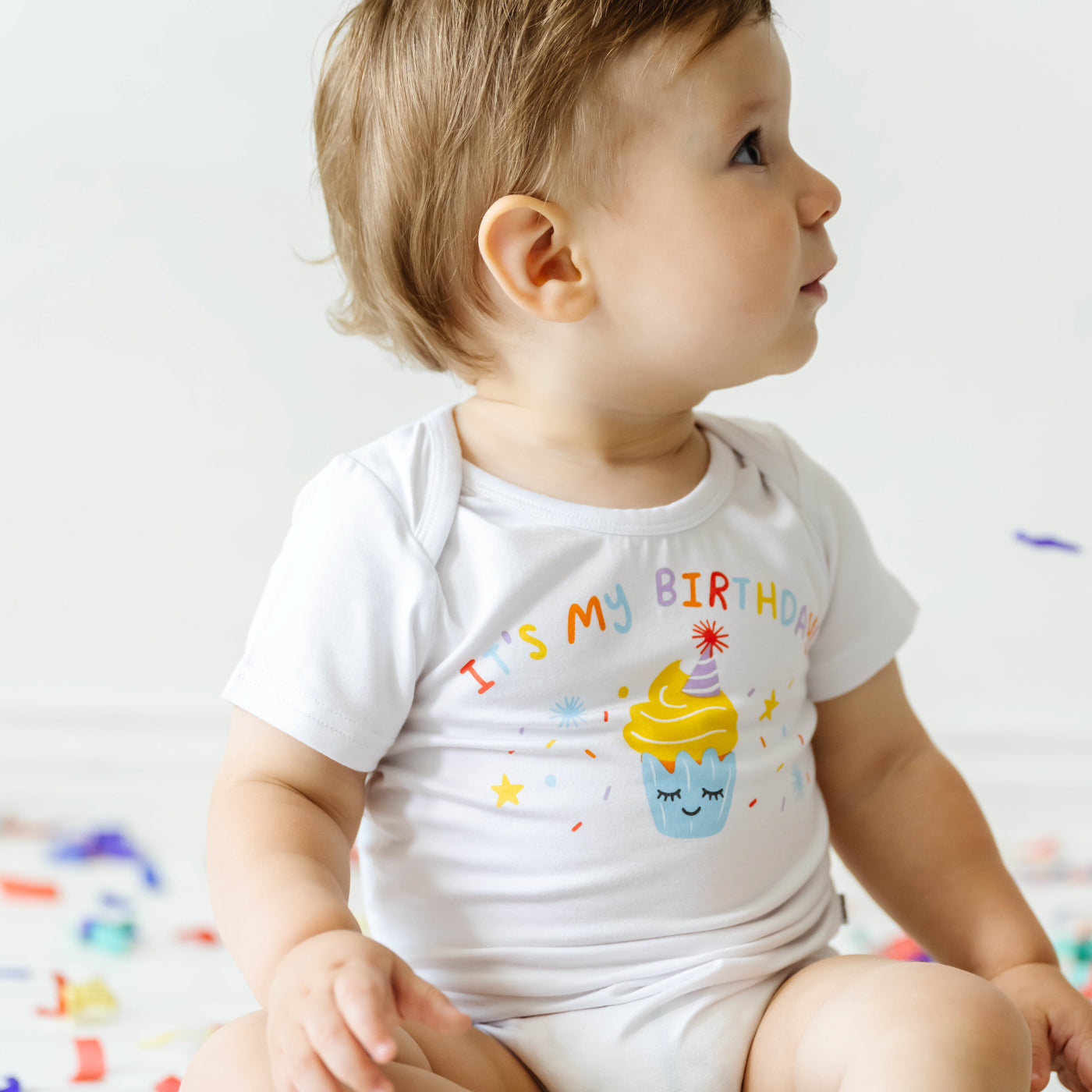 It's My Birthday! Short Sleeve Graphic Bodysuit