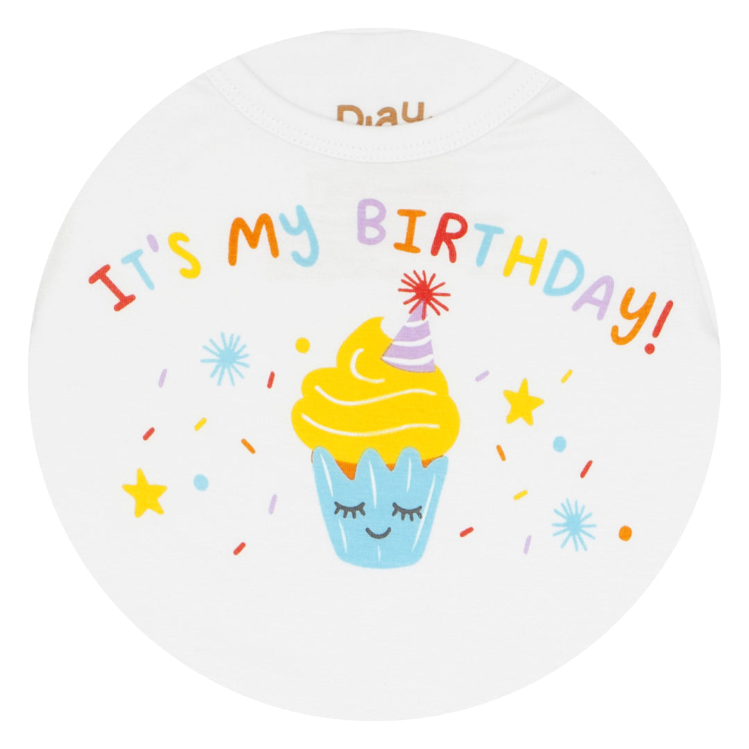 It's My Birthday! Short Sleeve Graphic Bodysuit