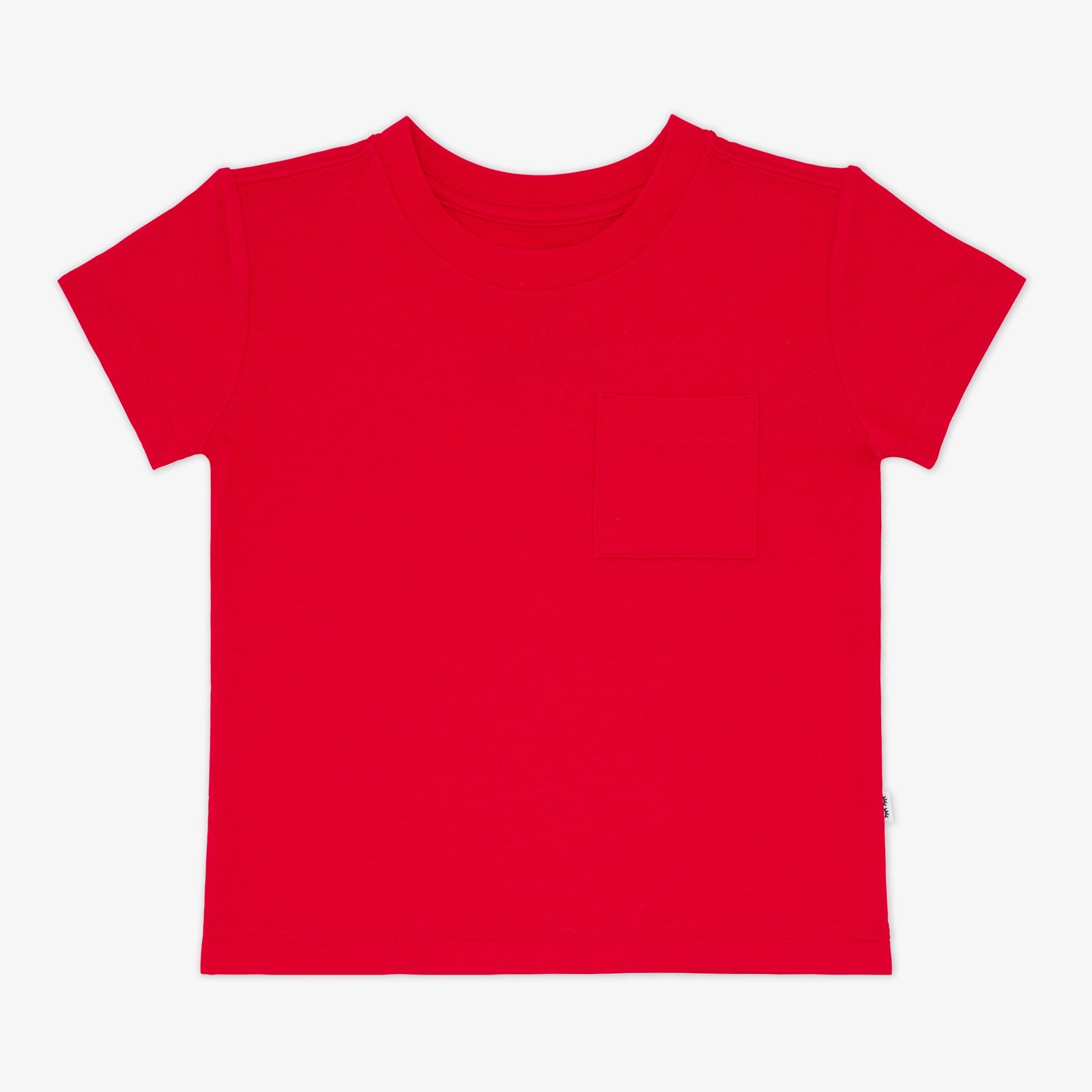 Candy Red Relaxed Pocket Tee