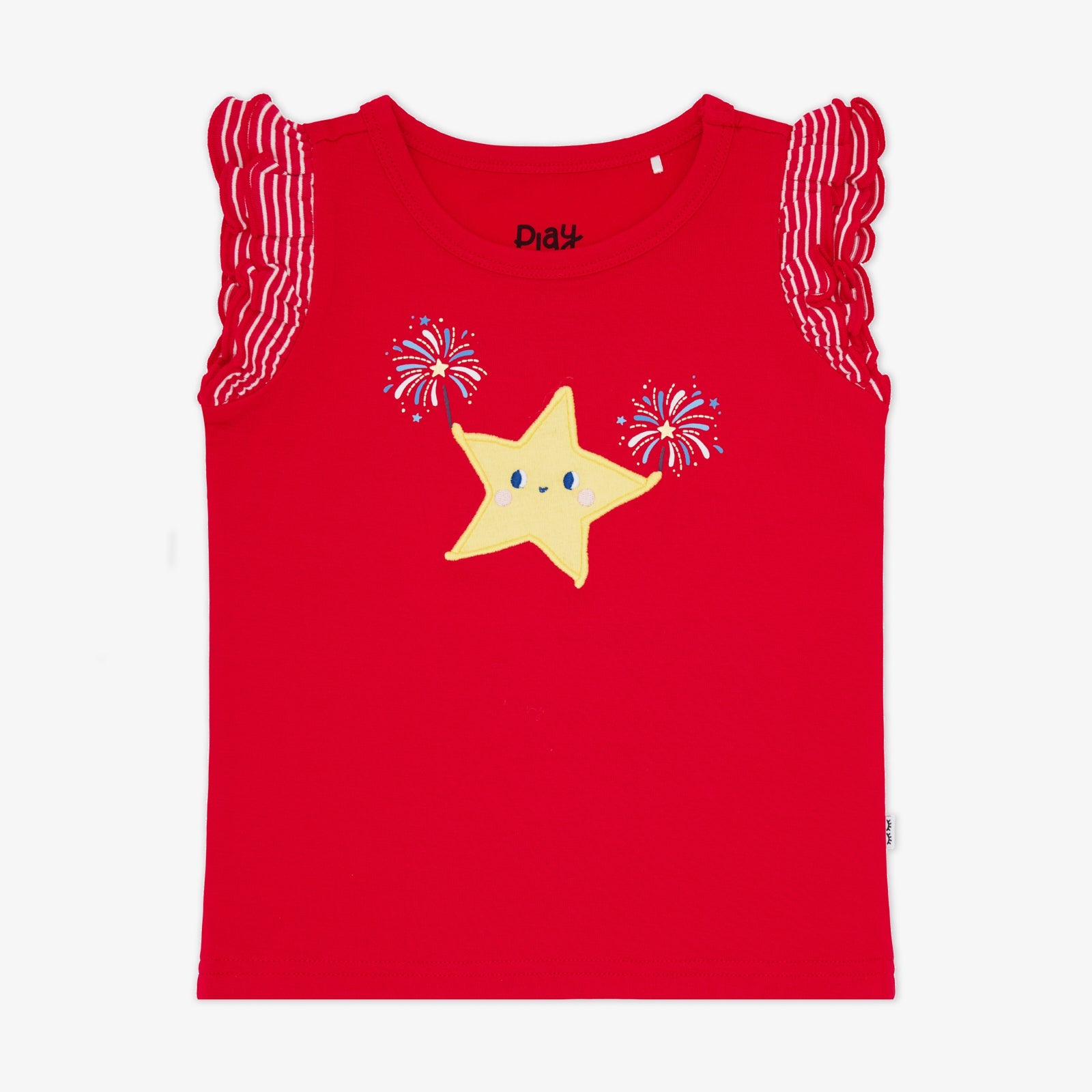 Candy Red Firework Flutter Tee