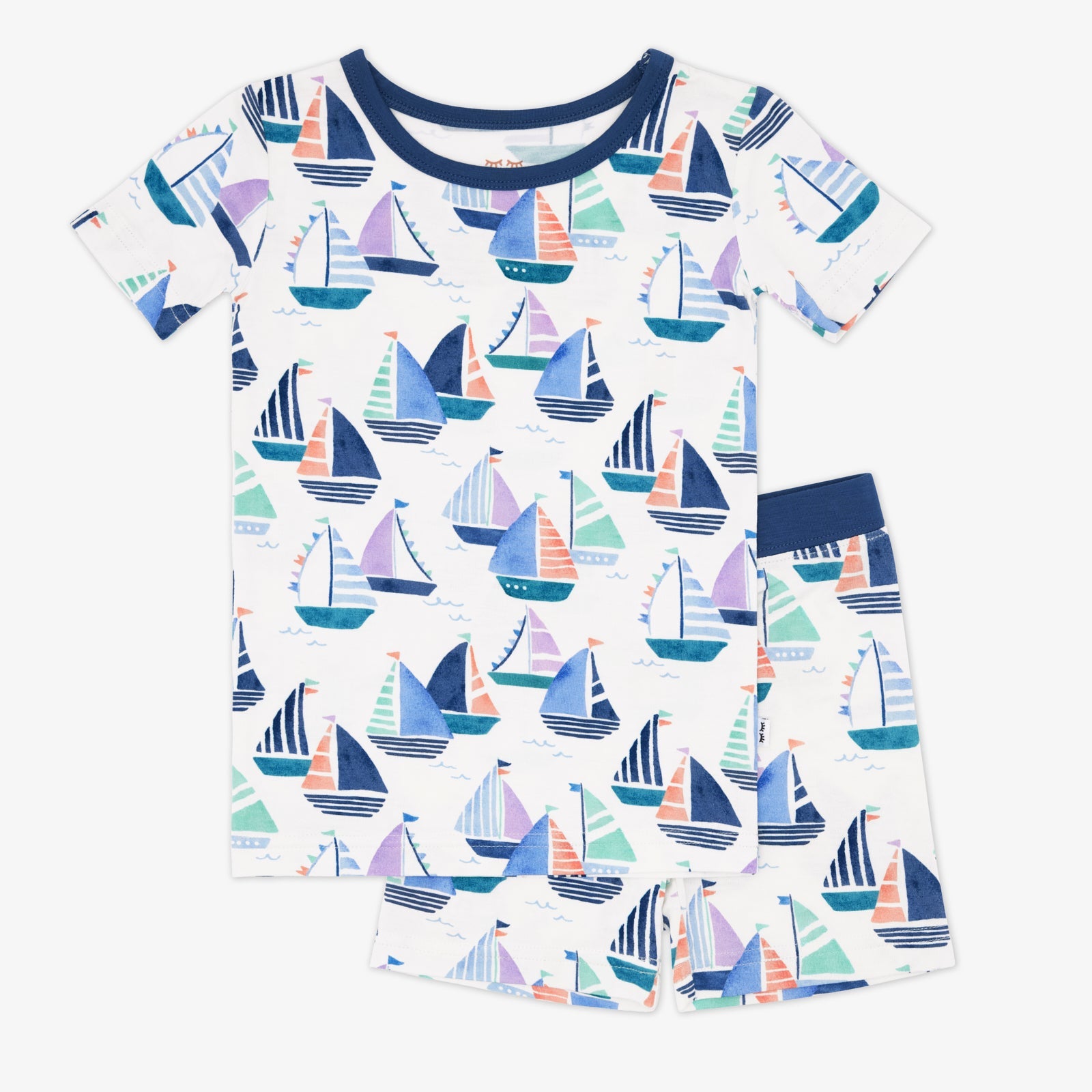 Seas The Day Two-Piece Short Sleeve & Shorts Pajama Set