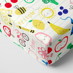 Coloring Crew Fitted Crib Sheet
