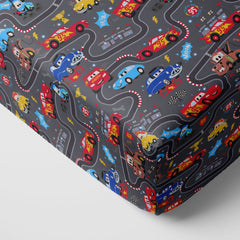 Disney & Pixar Piston Cup Fitted Crib Sheet