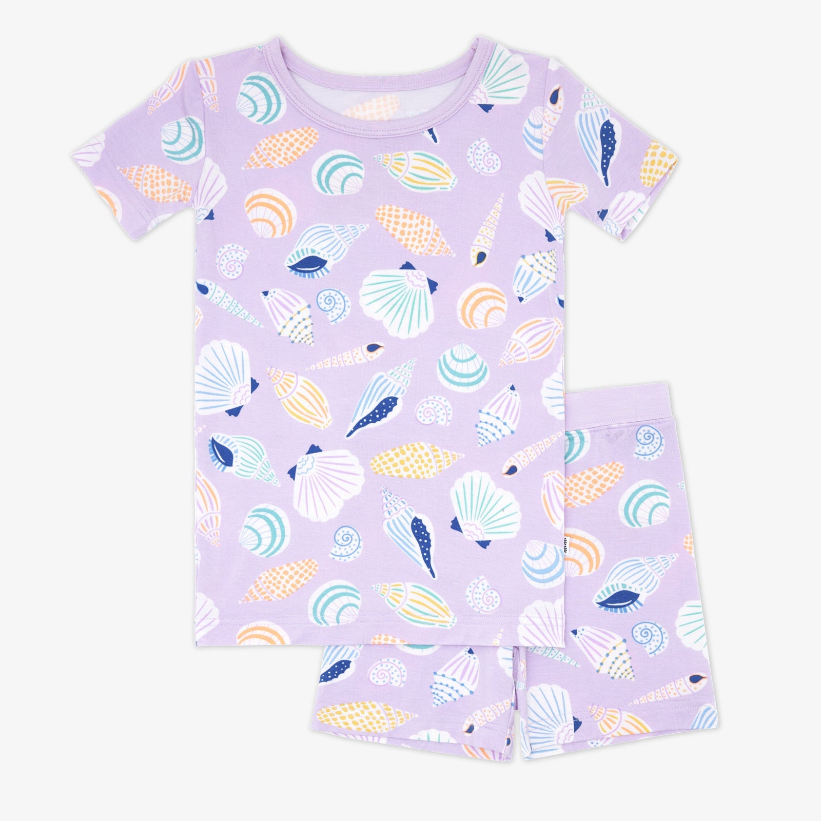 Sandy Treasures Two-Piece Short Sleeve & Shorts Pajama Set