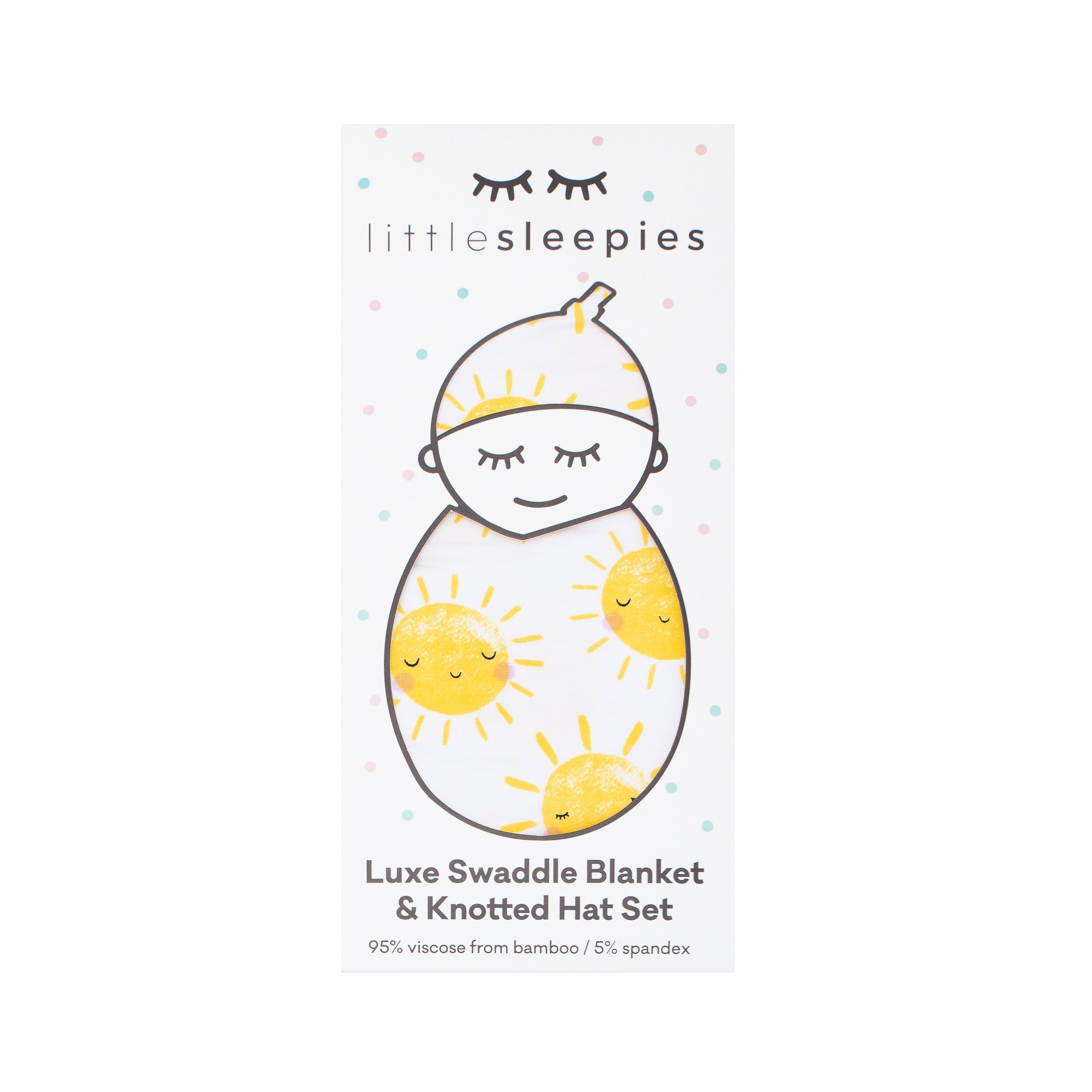 Sunshine Swaddle & Hat Set