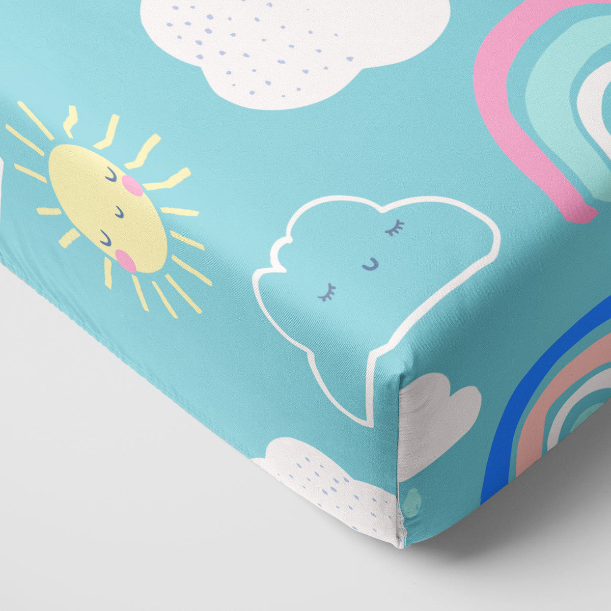Sunny Skies Fitted Crib Sheet