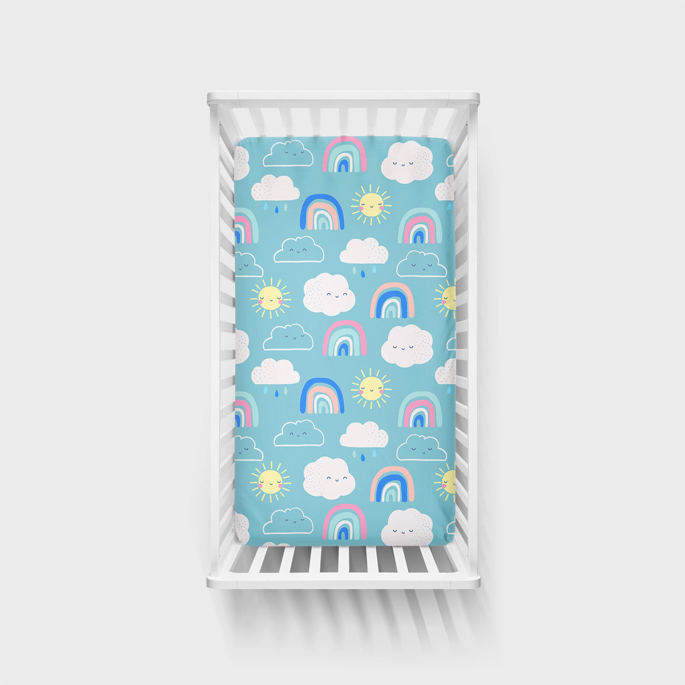Sunny Skies Fitted Crib Sheet