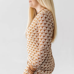 Rust Rainbows Women's Pajama Top