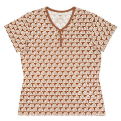Rust Rainbows Women's Short Sleeve Pajama Top